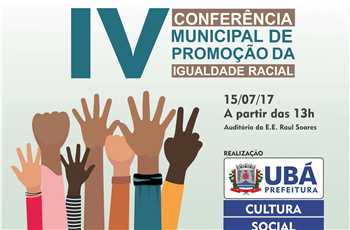 conferência promoção igualdade racial ubá